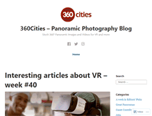 Tablet Screenshot of blog.360cities.net